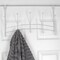 Home Basics Shelby 5 Hook Over the Door Hanging Rack, White DH47857 - alternate 3